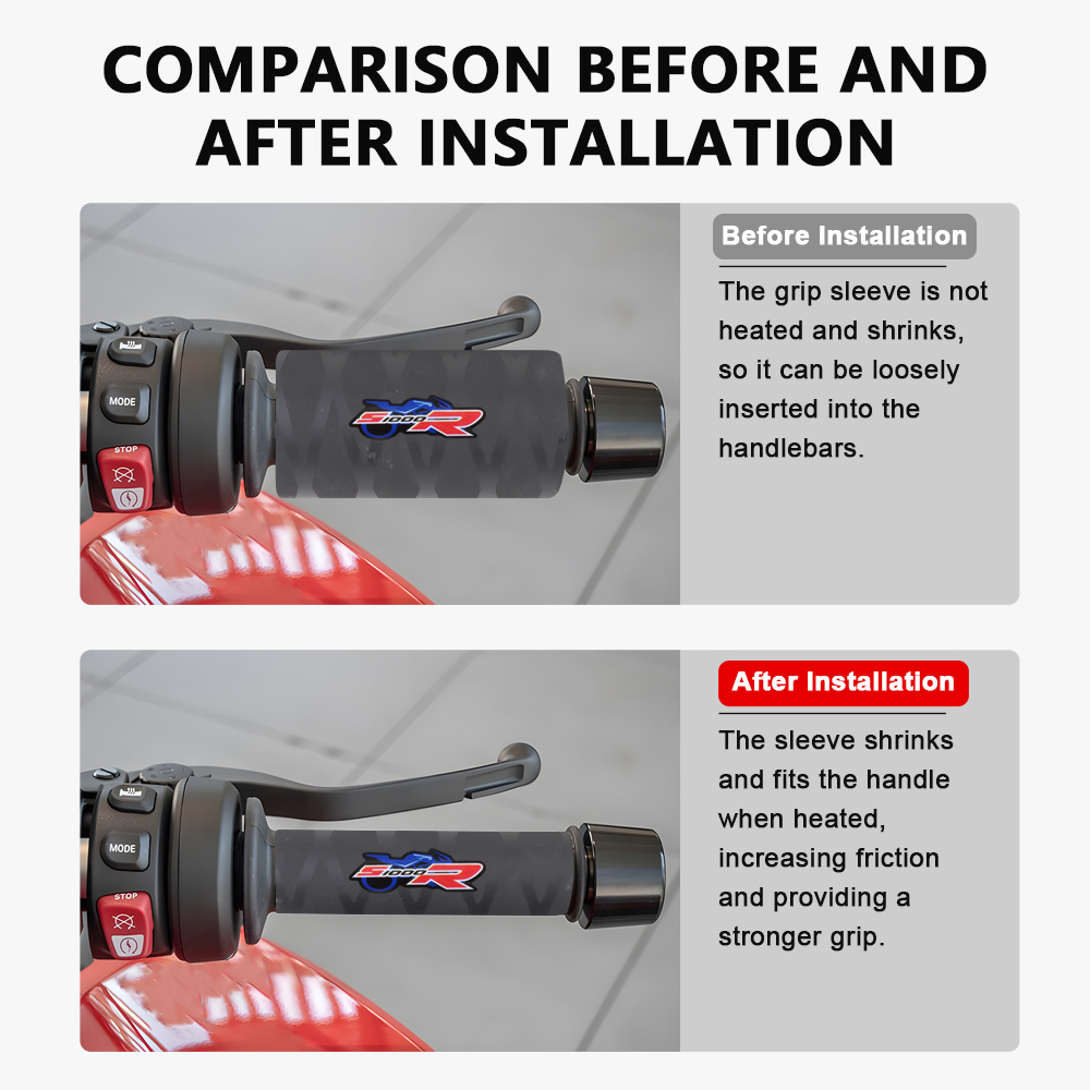 Motorcycle Heat-Shrink Handle  - Handlebar Grip Heated ulasan dan harga