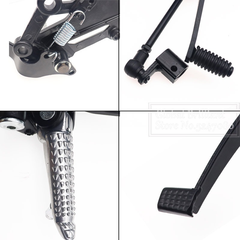 Motorcycle Foot Pedal Footpegs - Motorcycle Gear Lever Extender ulasan dan harga