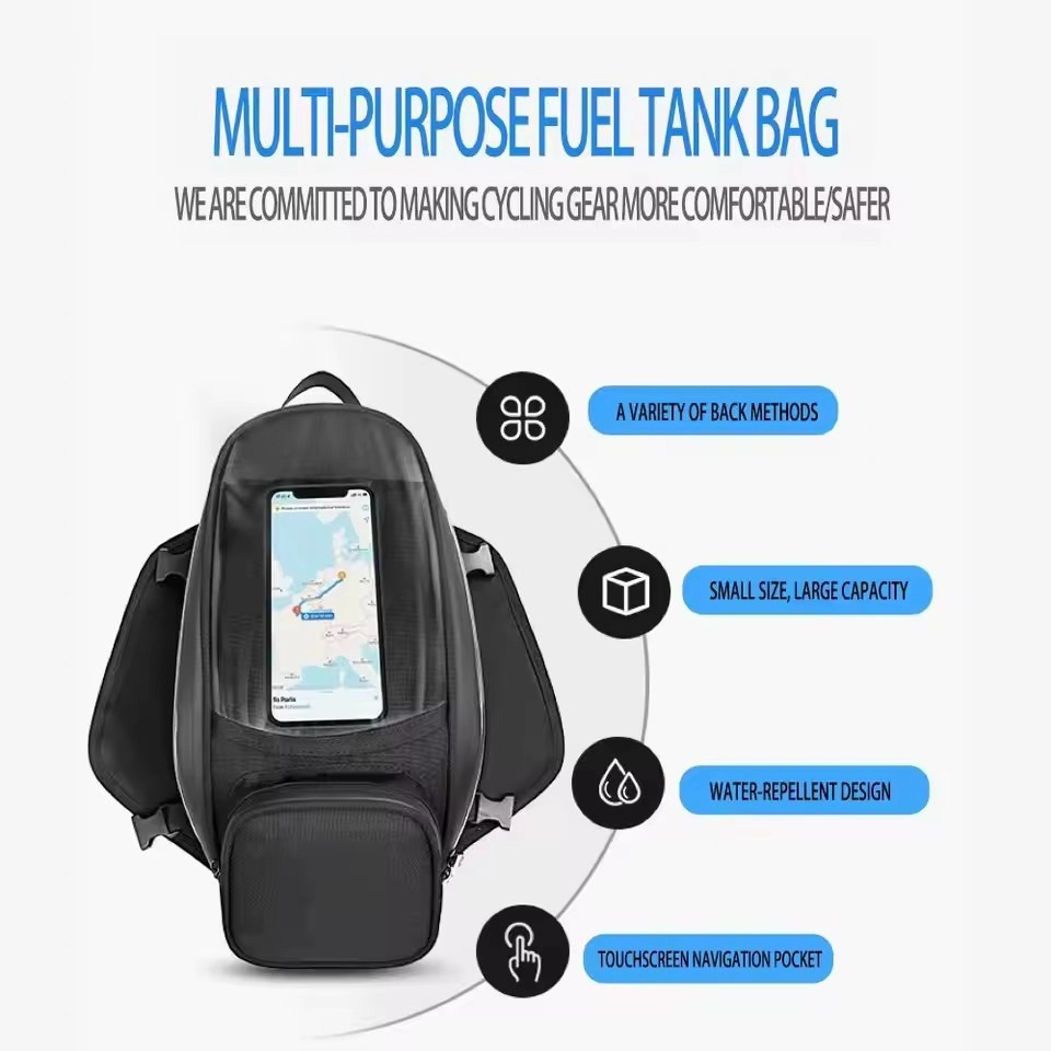 Motorcycle Fuel Tank Navigatio - Motorcycle Gear Backpack ulasan dan harga