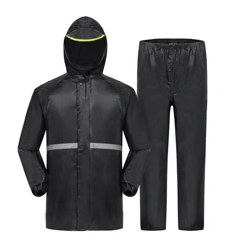 2pcs Hooded Coat & Pant Rain S - Motorcycle Gear Mens ulasan dan harga