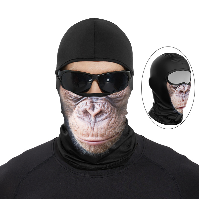 Funny Ape Mouth Skull Balaclav - Motorcycle Gear For Woman ulasan dan harga